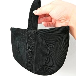 Vintage Corde Black Wristlet
